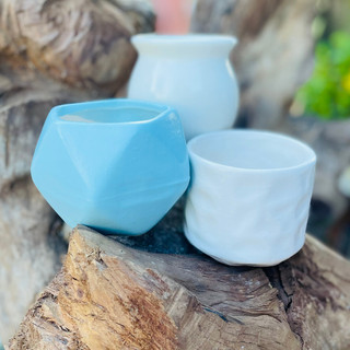 Chậu sứ size 7*8cm sen đá phương anh, chậu trồng sen đá, chậu sứ mini