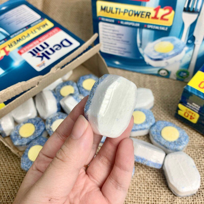 Viên rửa chén bát Denkmit Geschirr Reiniger Tabs nhập khẩu Đức