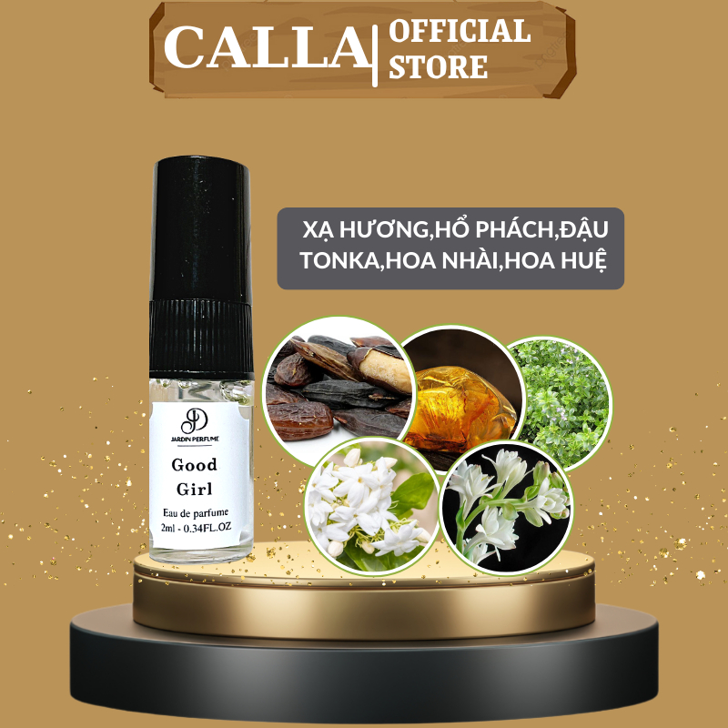 Nước hoa GOOD GIRL cá tính nồng nàn quyến rũ gợi cảm thơm lâu dạng xịt | Body Mist Nữ By JARDIN PERFUME