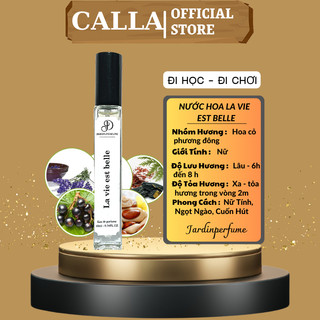 Nước hoa LA VIE EST BELLE 10ml nữ tính ngọt ngào cuốn hút thơm lâu | Body mist nữ by JARDIN PERFUME
