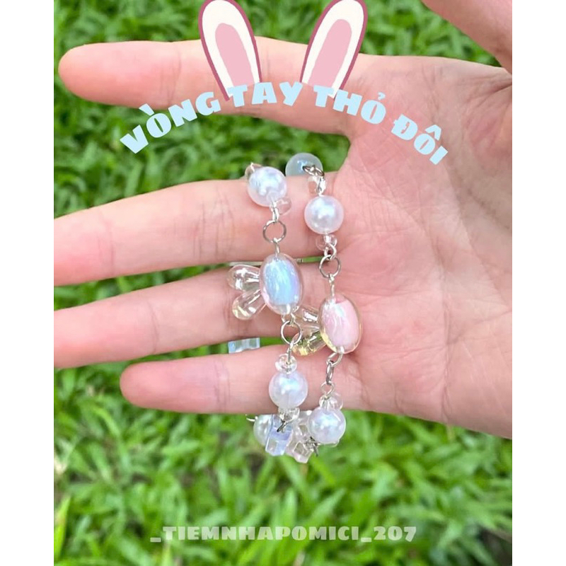 Vòng tay handmade thỏ cute cặp đôi