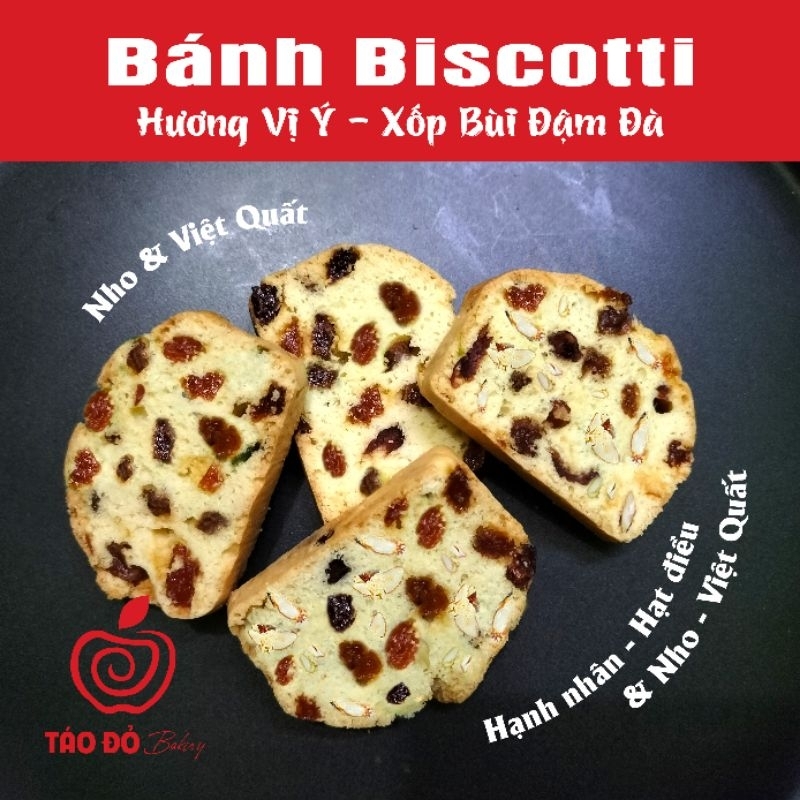 Bánh Biscotti (Loại 400g - 200g - 100g)