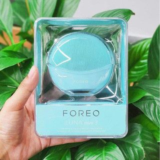 Máy rửa mặt foreo mini 3 hồng và xanh mint