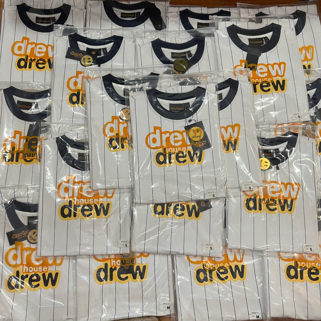 Áo Thun Nam Nữ Form Rộng D REW Sọc kẻ Vải Cotton Cao cấp 250gsm