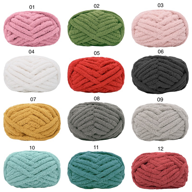 Len Chunky 20mm sợi bông siêu to