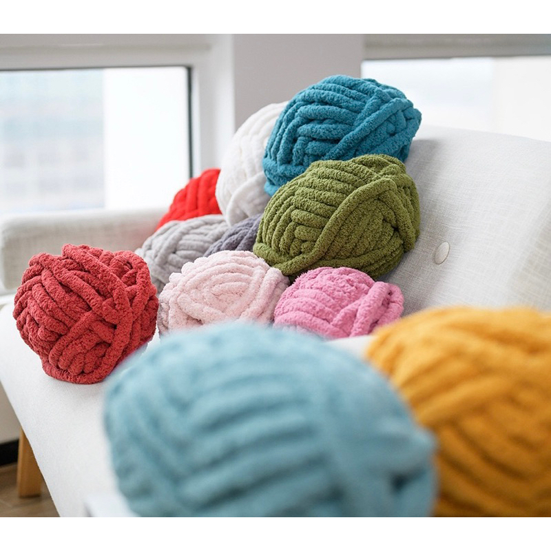 Len Chunky 20mm sợi bông siêu to