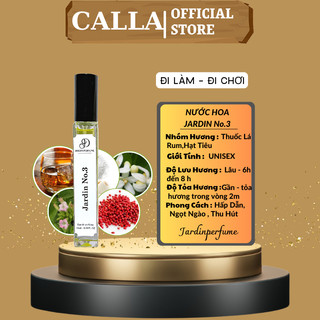 Nước hoa unisex JARDIN NO.3 hấp dẫn ngọt ngào thu hút 10ml | Body Mist Unisex Xịt Thơm Toàn Thân by JARDIN PERFUME