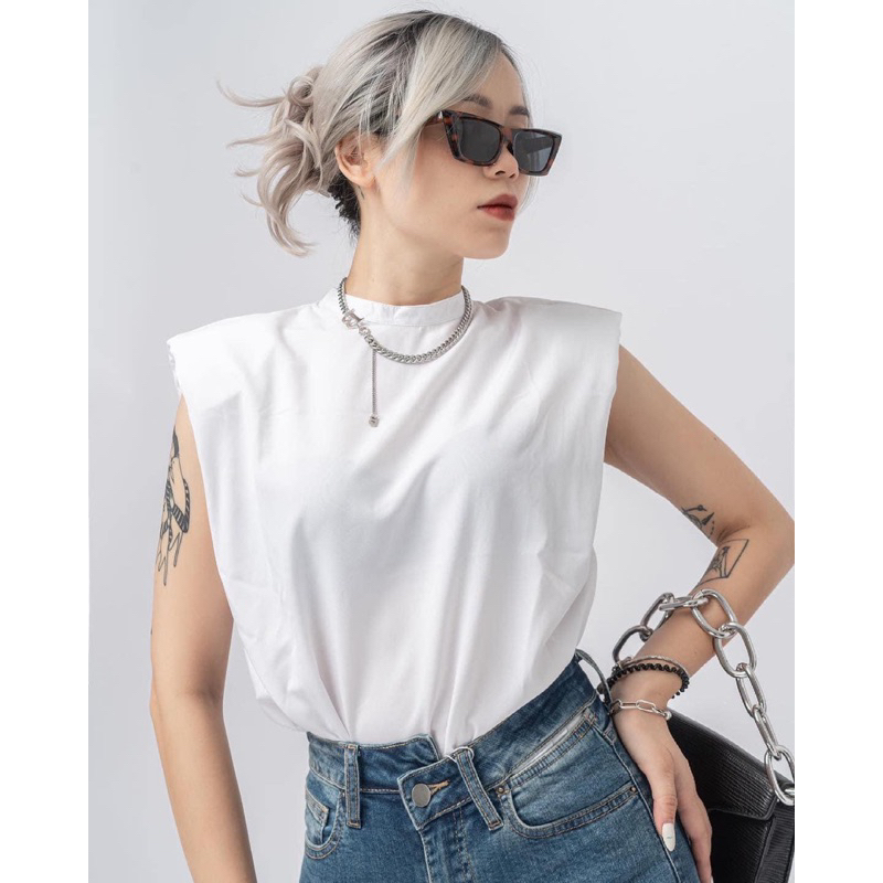 DVL01 Áo đôn vai lụa mù