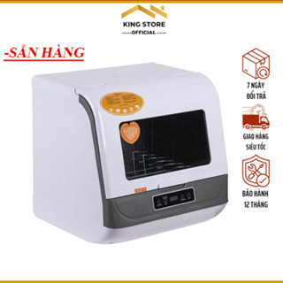 Máy Rửa Bát, Máy Rửa Chén Mini 8 Chương Trình Rửa Phù Hợp Gia Đình 1- 4 Người