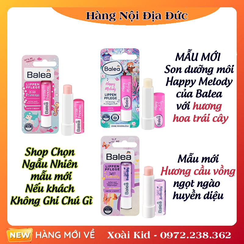 Son dưỡng môi trẻ em Balea Đức an toàn cho bé gái [Hot]