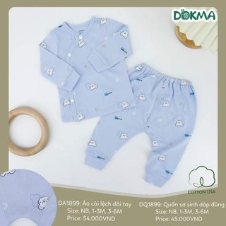 Bộ sơ sinh cài lệch dokma