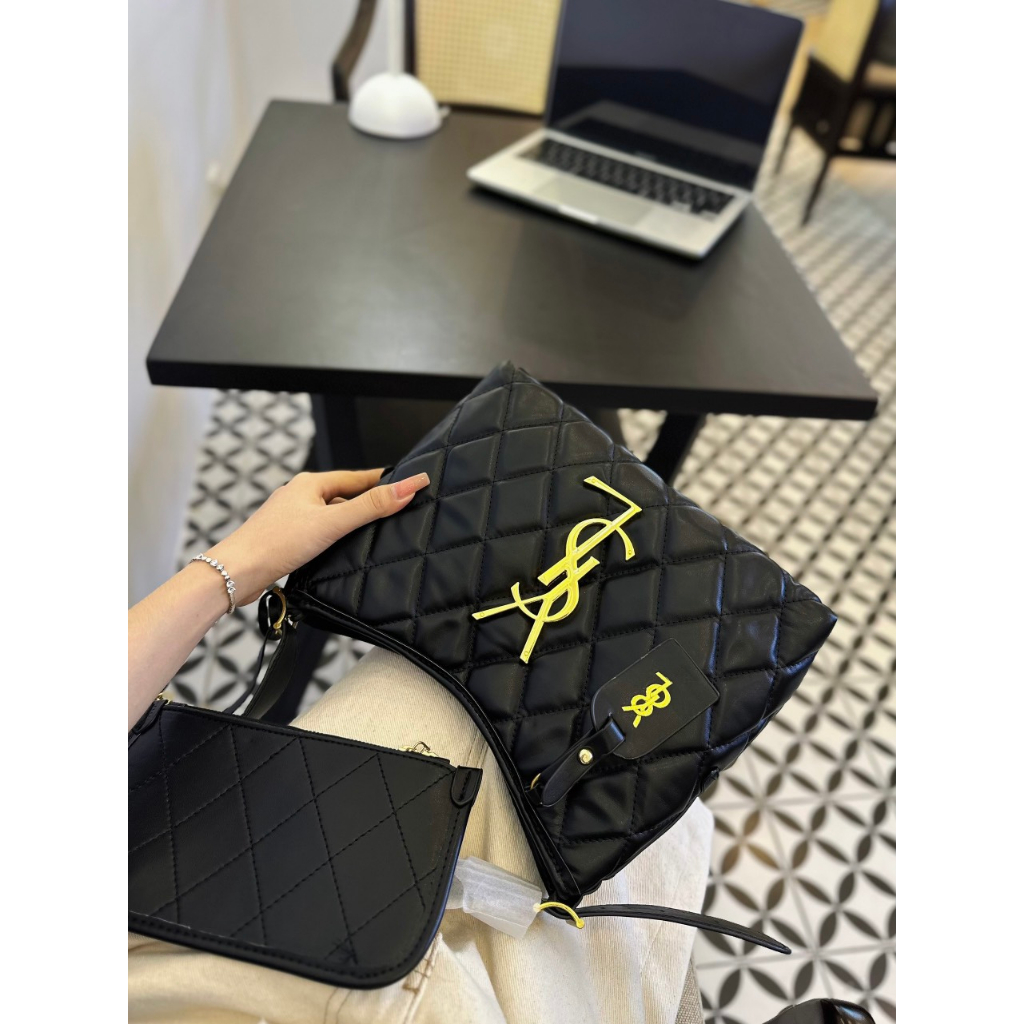 Túi xách Y/S/L Set kèm ví công sở sz 27