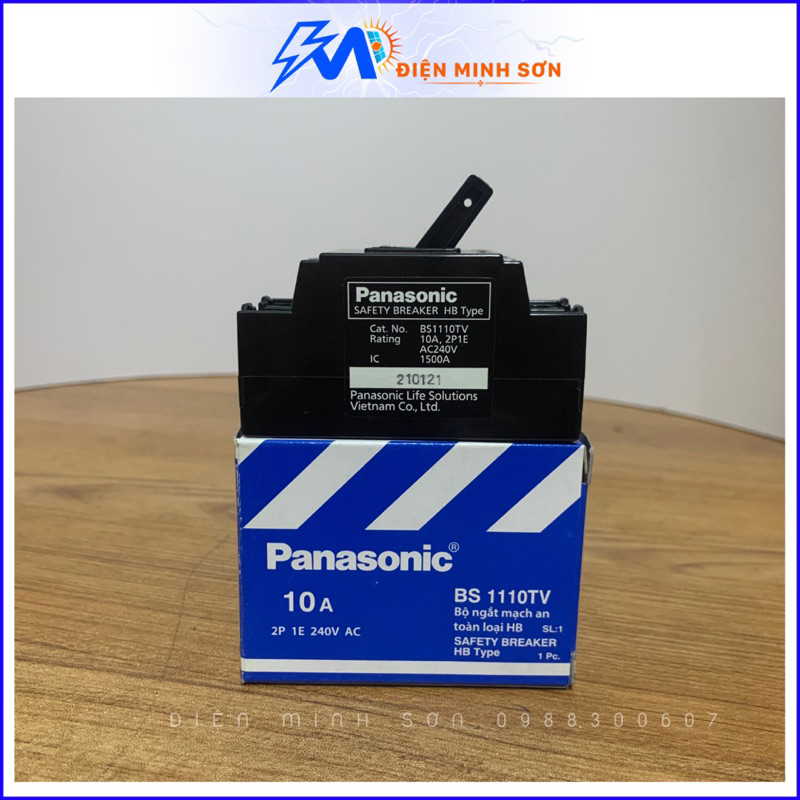 Át Khối Panasonic Chính Hãng Công Suất 10A/15A/20A/30A/40A, Aptomat Tự Ngắt Khi Quá Tải