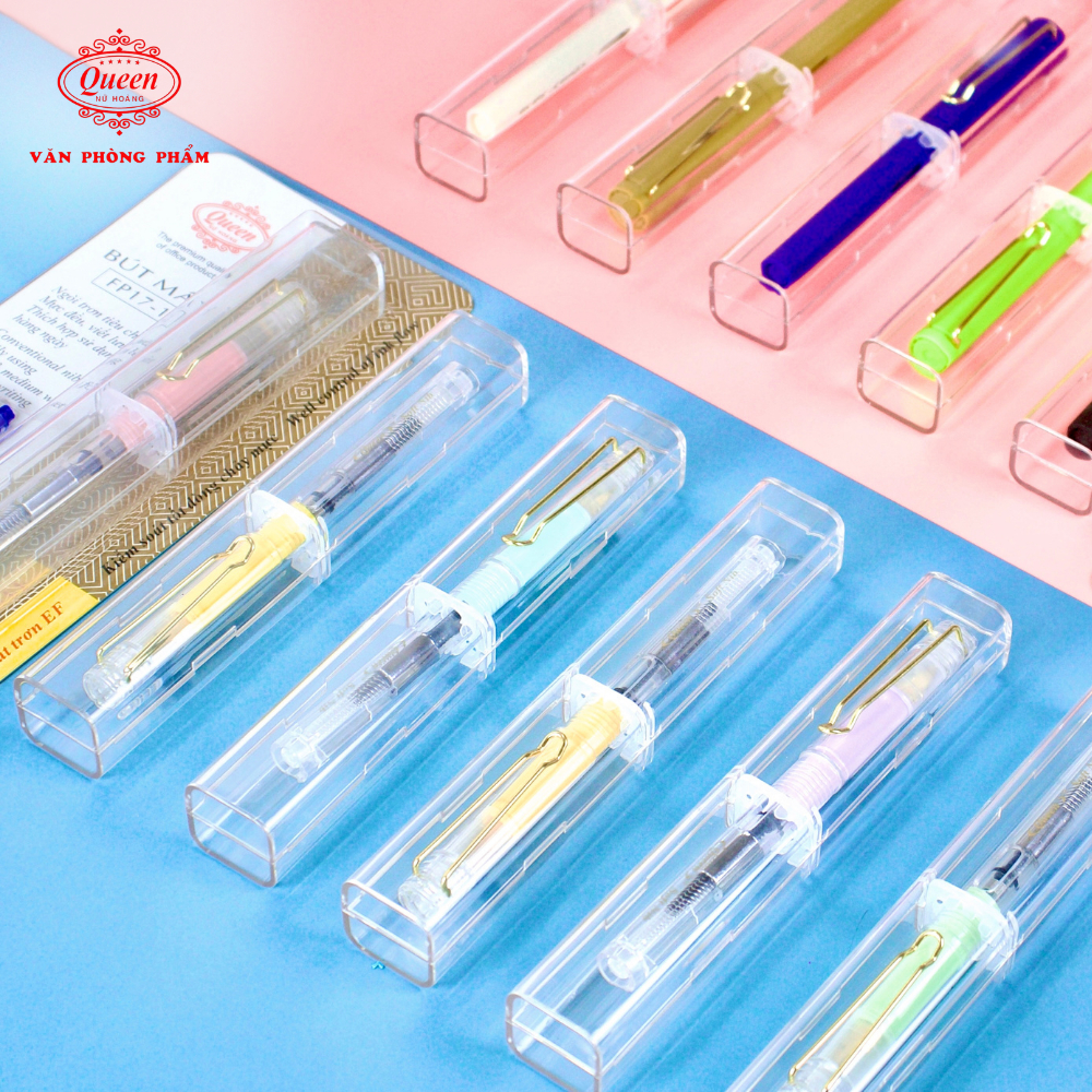Bút máy ngòi nét thanh đậm Queen FP17-2