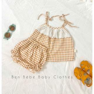 Bộ muslin dễ thương cho bé[ hàng thiết kế]