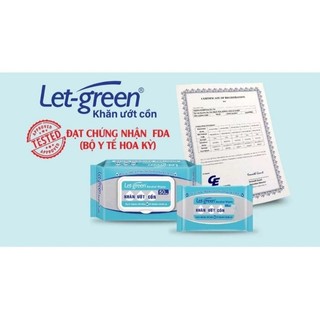 Khăn ướt cồn Let-Green 10 tờ