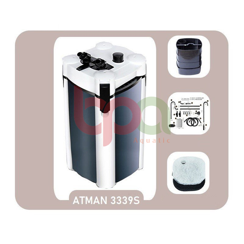ATMAN AT 3339S - LỌC THÙNG HỒ CÁ THỦY SINH LÀM TRONG NƯỚC SẠCH NƯỚC