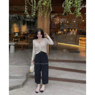 Quần baggy thô mềm hàng qc 98068