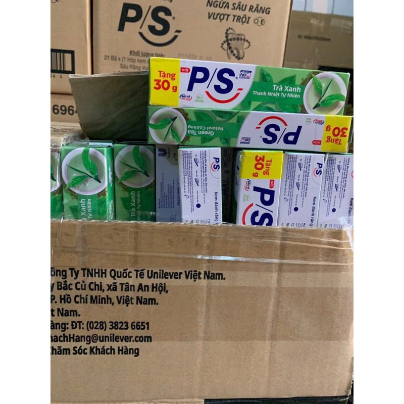 Kem Đánh Răng P/S Bảo Vệ 123 Trà Xanh  50g)