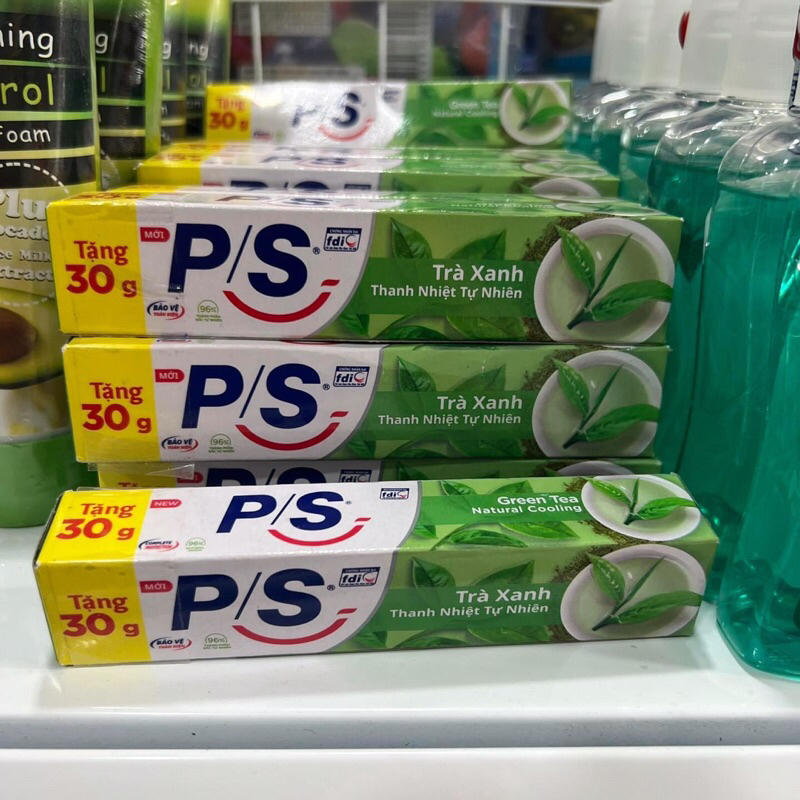 Kem Đánh Răng P/S Bảo Vệ 123 Trà Xanh  50g)