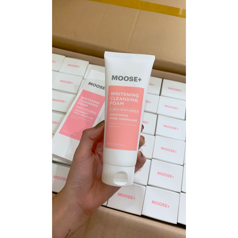 Combo peel moose+serum nám moose+ sữa rửa mặt trắng da 150ml hạn 2026