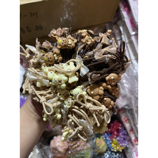 Dây cột tóc gắn charm hoạt hình dễ thương