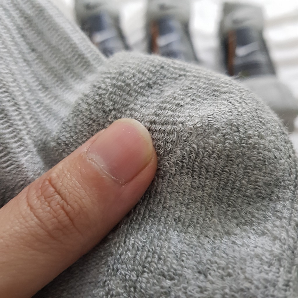 Pack 3 đôi tất thể thao Cotton Nike DRI FIT cao cổ Trắng-Đen-Xám Đá bóng Chạy bộ tập Gym - Free ship TatsTats.vn