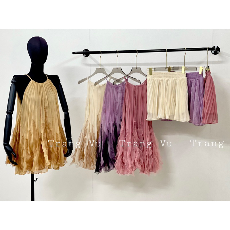 set bộ cổ yếm phối lưới (ảnh thật shop chụp)