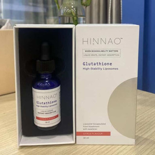 Siro ngậm trắng da, chống oxy hóa Hinnao Glutathione High-Stability Liposomes 30ml