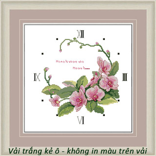 Tranh thêu chữ thập không in màu trên vải DH089 (33 x 33 cm)