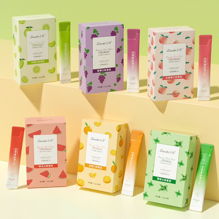 Nước súc miệng vị trái cây Lencolor, Nước xúc miệng trắng răng khử mùi hôi miệng giúp hơi thở thơm mát sảng khoái