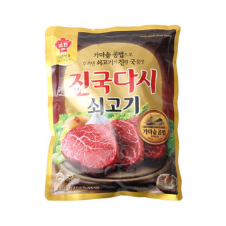 Bột Bò , Hạt Nêm Bò Hàn Quốc 1kg 청정원)쇠고기진국다시다