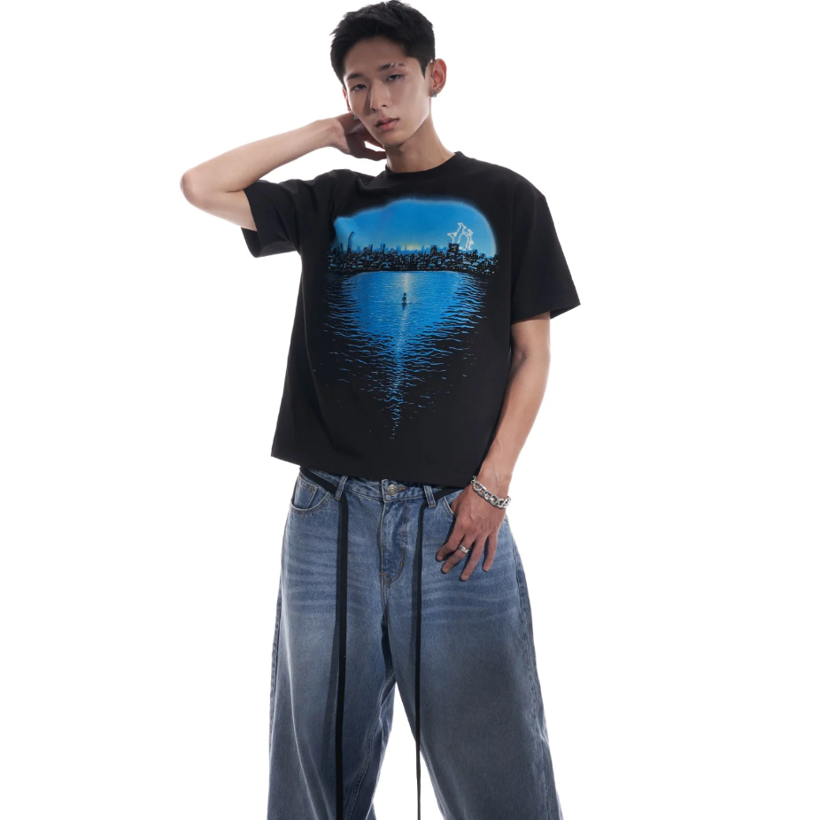 ÁO THUN TAY LỠ UNISEX RAYBACK BOXY TEE 100% COTTON