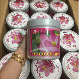 Kem Ủ tóc Dầu Hấp Hoa Sen LoTus giúp tóc chắc khoẻ mềm mượt lưu hương