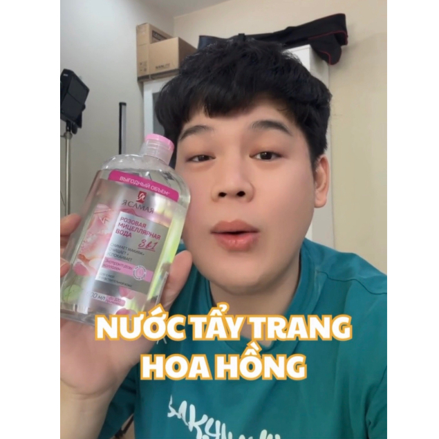 Nước Tẩy Trang Micellar Water Ya Samaya 600ML Nhập Khẩu Nga, Nước Tẩy Trang Cho Da Dầu, Da Khô, Da Nhạy Cảm