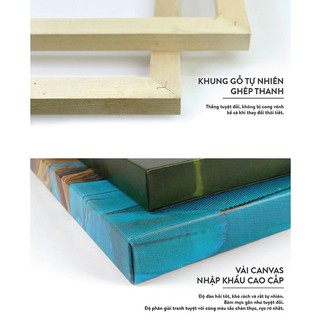 50 x 70 cm- 8 Mẫu Tranh đơn BOHO Minimalism Matisse Vangogh  - Tranh Treo Tường Canvas Cao Cấp Phòng Khách - MELYHOME