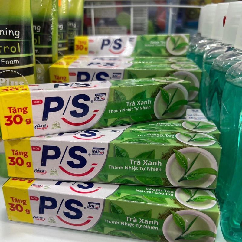 Kem Đánh Răng P/S Bảo Vệ 123 Trà Xanh  50g)