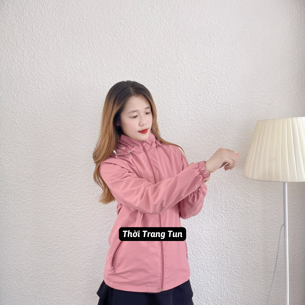 Áo Khoác Gió Nữ 2 Lớp Lót Lưới Cao Cấp Hàng Đẹp