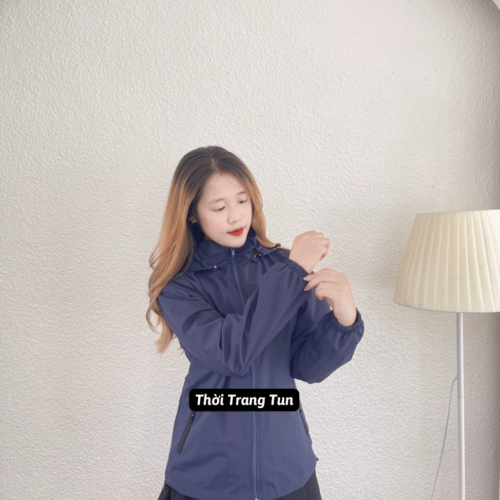 Áo Khoác Gió Nữ 2 Lớp Lót Lưới Cao Cấp Hàng Đẹp