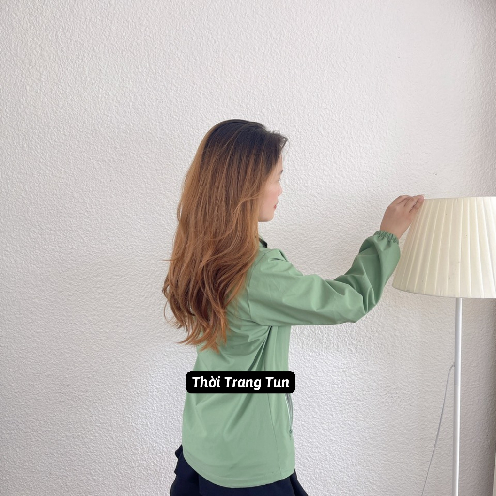 Áo Khoác Gió Nữ 2 Lớp Lót Lưới Cao Cấp Hàng Đẹp