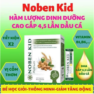 [Chính hãng 100%] Cốm phát triển trí não DHA Nobenkid