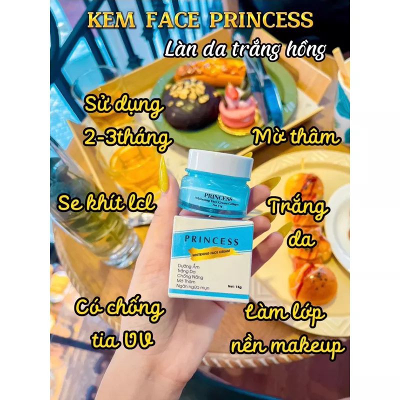 Kem face princess mẫu mới , cam kết chính hãng