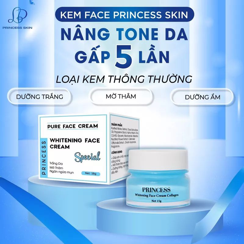 Kem face princess mẫu mới , cam kết chính hãng