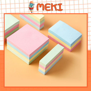 Set 100 Tờ Giấy Note Ghi Chú Đánh Dấu, Giấy Nhớ Hình Vuông MEKI - Đồ Dùng Học Tập Cho Học Sinh Văn Phòng