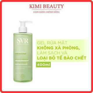 Sữa rửa mặt không có xà phòng & loại bỏ tế bào da chết SEBIACLEAR Gel Moussant SVR