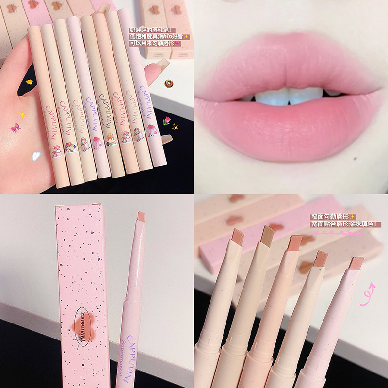 Chì kẻ môi CAPPUVINI Milk Mist Series Lip Liner nhung lì mềm mịn