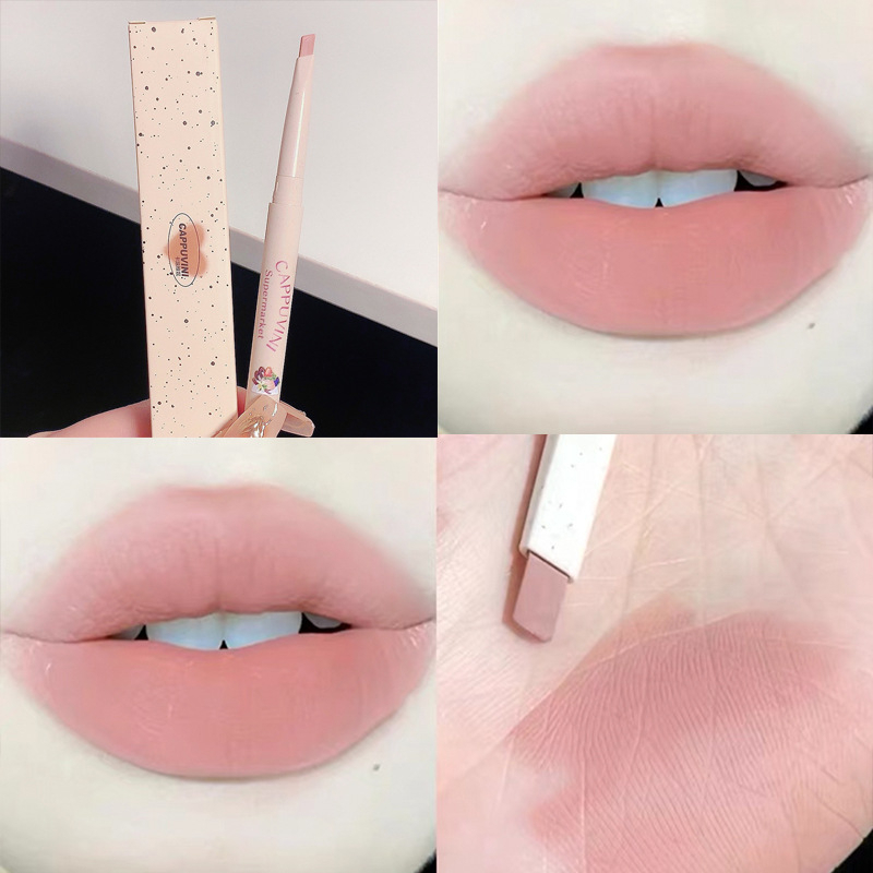 Chì kẻ môi CAPPUVINI Milk Mist Series Lip Liner nhung lì mềm mịn
