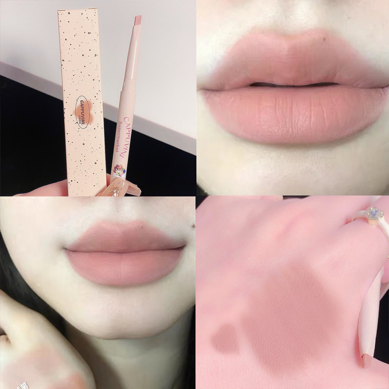 Chì kẻ môi CAPPUVINI Milk Mist Series Lip Liner nhung lì mềm mịn