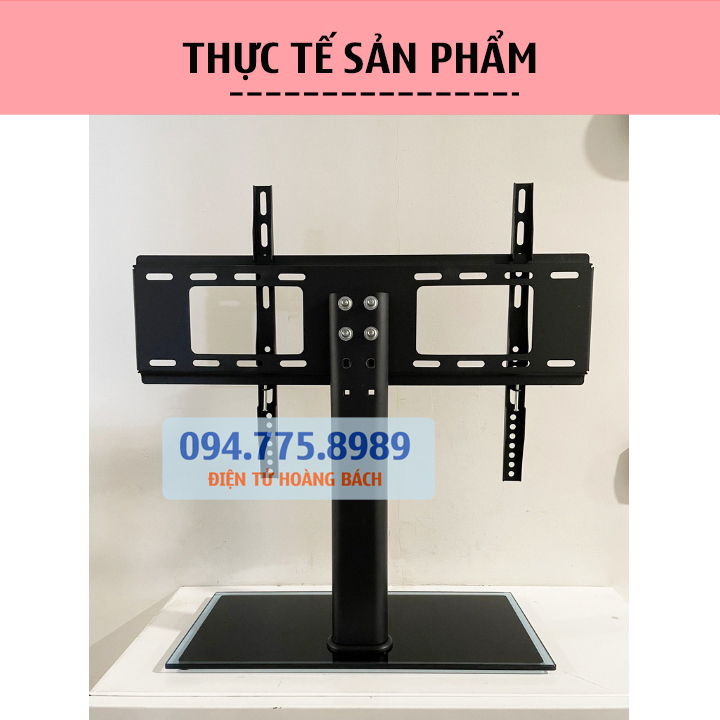 Chân Đế Tivi Đa Năng ErogTek E606 32 - 55 Inch - Lắp Đặt Mọi Tivi - Chân Màn Hình Tivi Mặt Kính Cường Lực