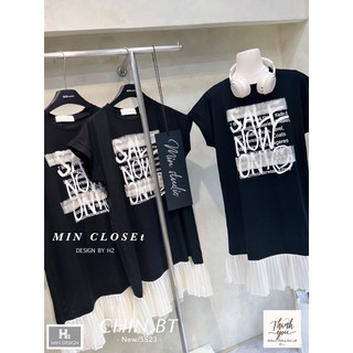 (BT) Váy cotton xuông chân dập ly